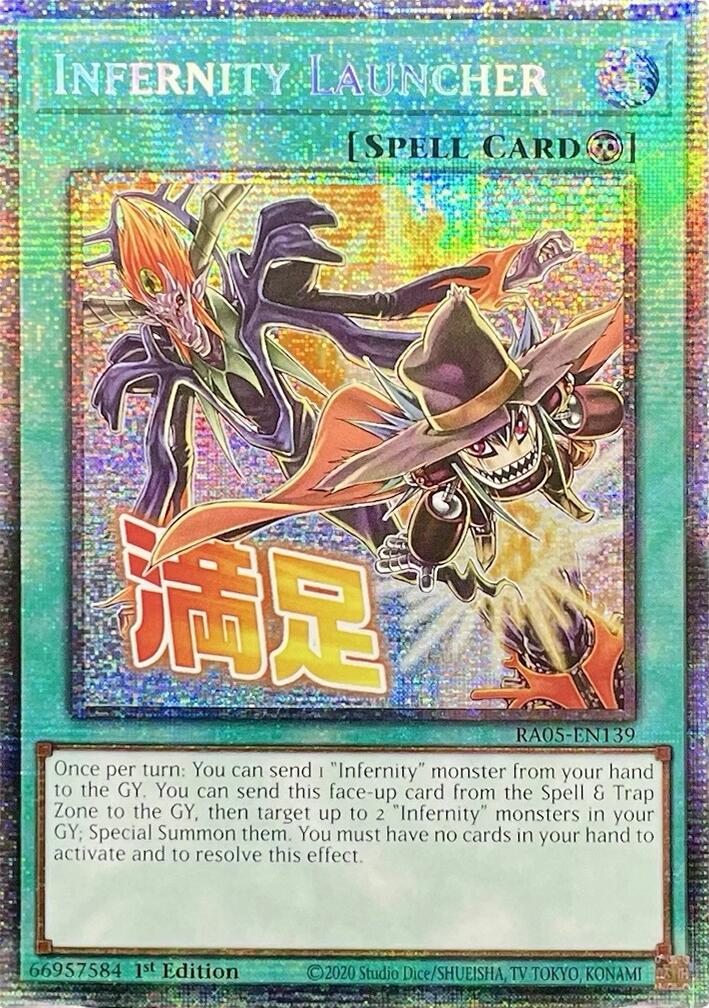 Infernity Launcher (Starlight Rare) [RA05-EN139] Starlight Rare | Chromatic Games