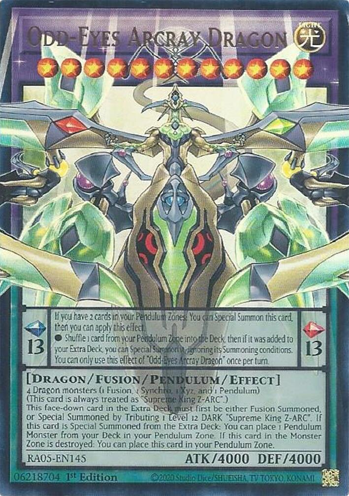 Odd-Eyes Arcray Dragon [RA05-EN145] Ultra Rare | Chromatic Games
