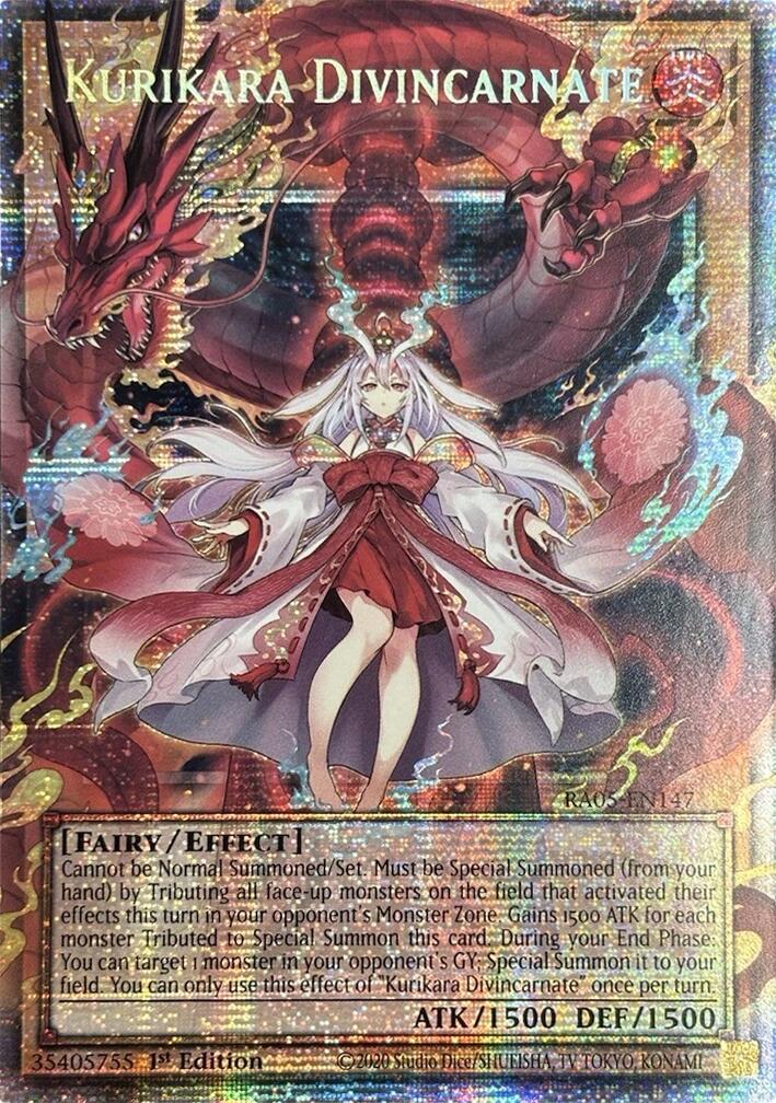Kurikara Divincarnate (Starlight Rare) [RA05-EN147] Starlight Rare | Chromatic Games
