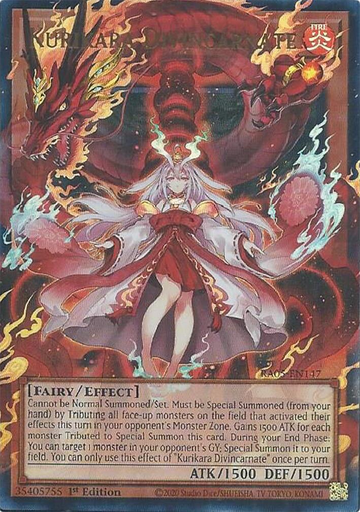 Kurikara Divincarnate [RA05-EN147] Ultra Rare | Chromatic Games