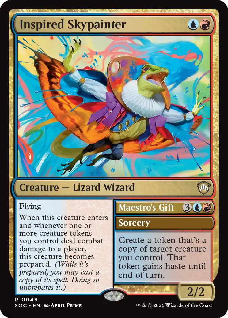Inspired Skypainter [Secrets of Strixhaven Commander] | Chromatic Games