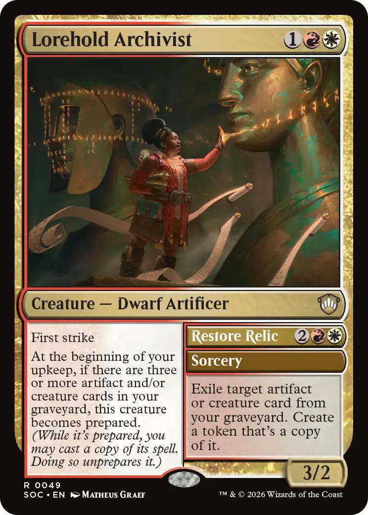 Lorehold Archivist [Secrets of Strixhaven Commander] | Chromatic Games