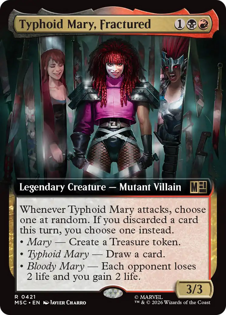 Typhoid Mary, Fractured (Extended Art) [Marvel Super Heroes Commander] | Chromatic Games