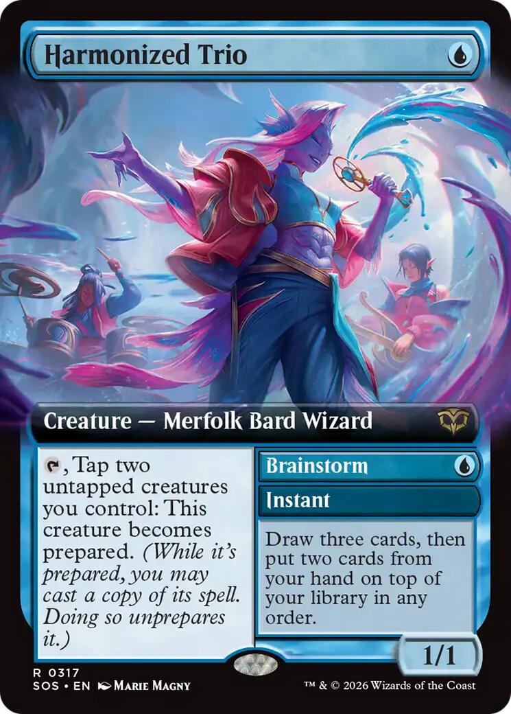 Harmonized Trio (Extended Art) [Secrets of Strixhaven] | Chromatic Games