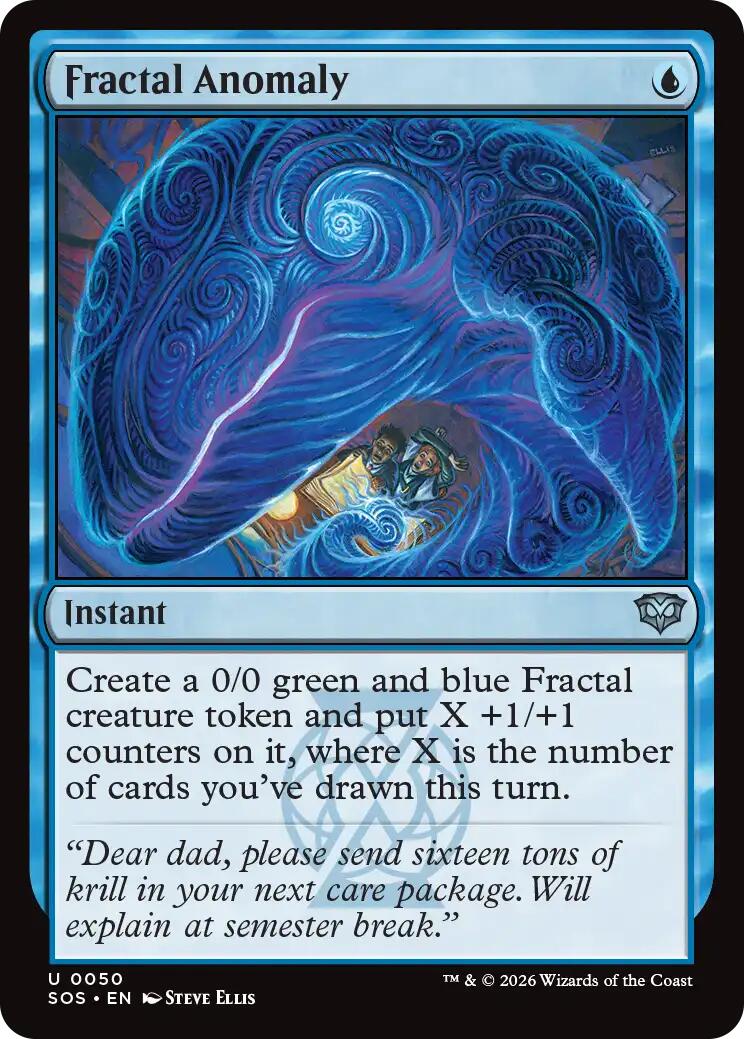 Fractal Anomaly [Secrets of Strixhaven] | Chromatic Games