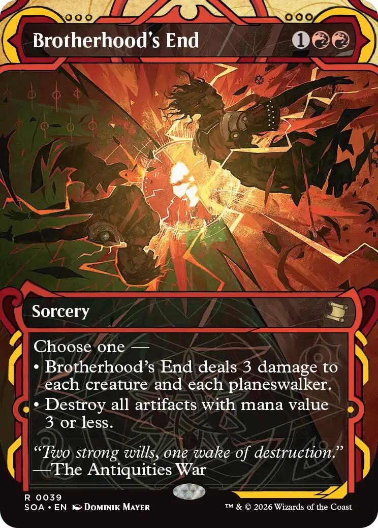 Brotherhood's End [Secrets of Strixhaven: Mystical Archive] | Chromatic Games