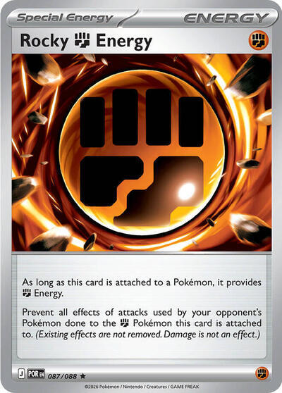 Rocky Fighting Energy (087/088) (Deck Exclusive) [Mega Evolution: Perfect Order] | Chromatic Games