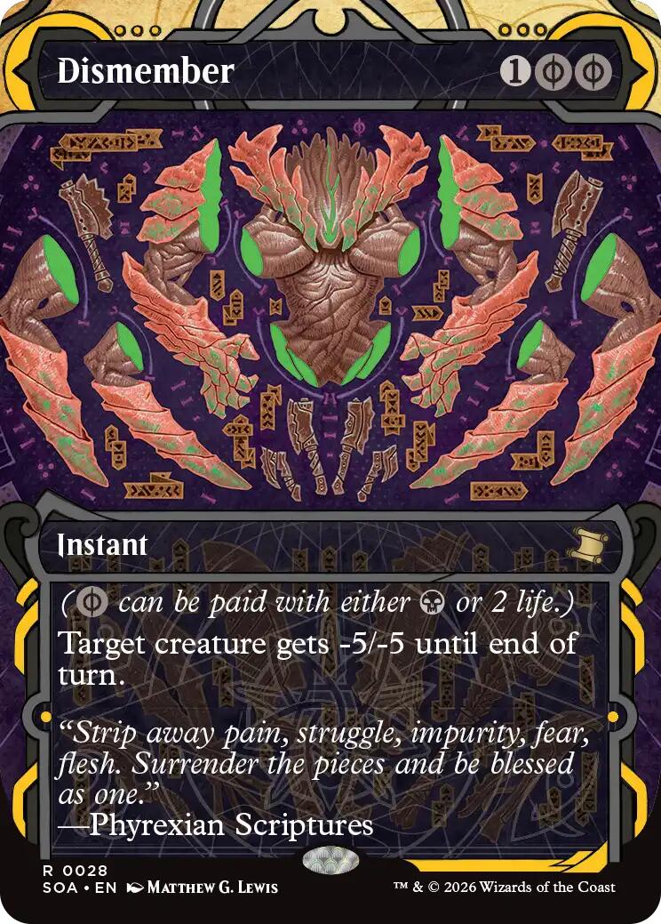 Dismember [Secrets of Strixhaven: Mystical Archive] | Chromatic Games
