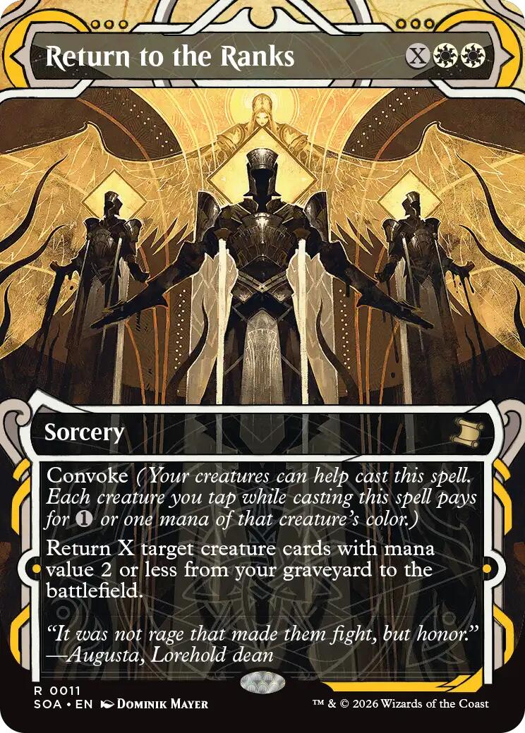Return to the Ranks [Secrets of Strixhaven: Mystical Archive] | Chromatic Games