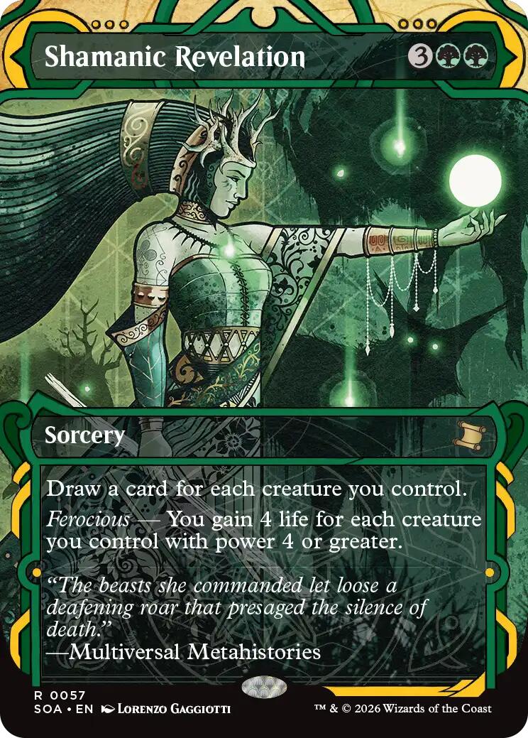 Shamanic Revelation [Secrets of Strixhaven: Mystical Archive] | Chromatic Games