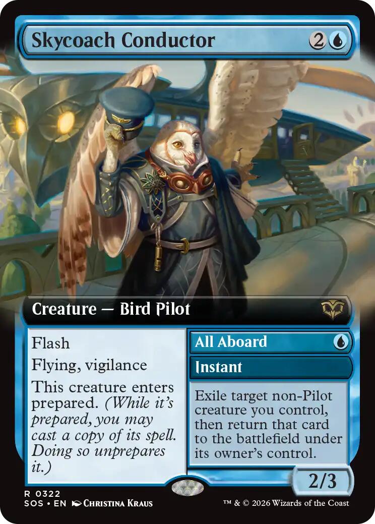 Skycoach Conductor (Extended Art) [Secrets of Strixhaven] | Chromatic Games