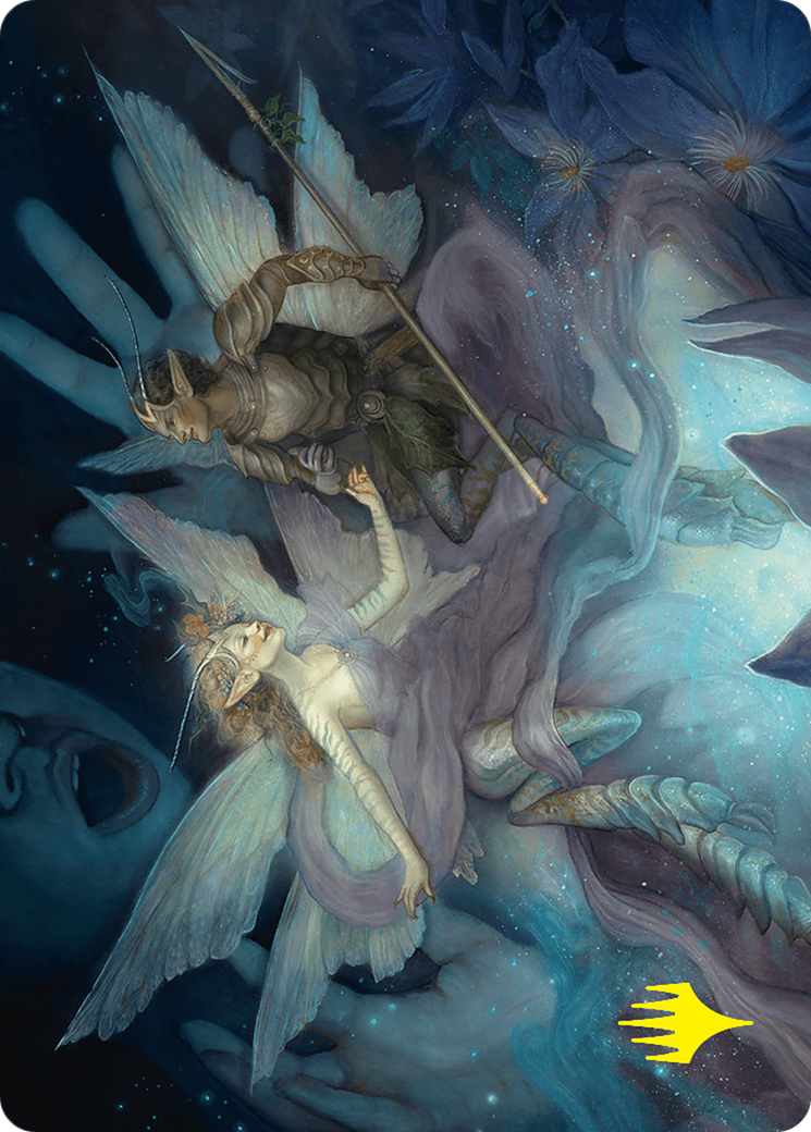 Faebloom Trick Art Card (6/54) (Gold-Stamped Signature) [Foundations Art Series] | Chromatic Games