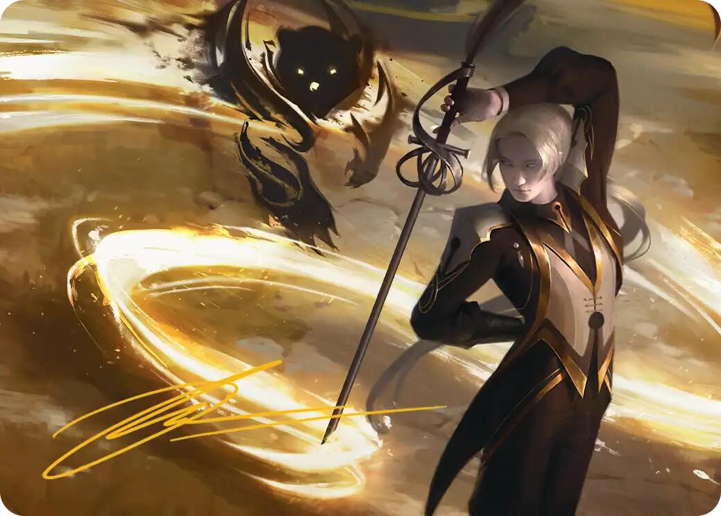 Rapier Wit Art Card (Gold-Stamped Signature) [Secrets of Strixhaven Art Series] | Chromatic Games