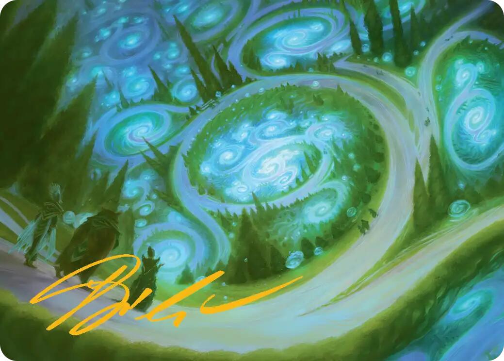 Mathemagics Art Card (Gold-Stamped Signature) [Secrets of Strixhaven Art Series] | Chromatic Games