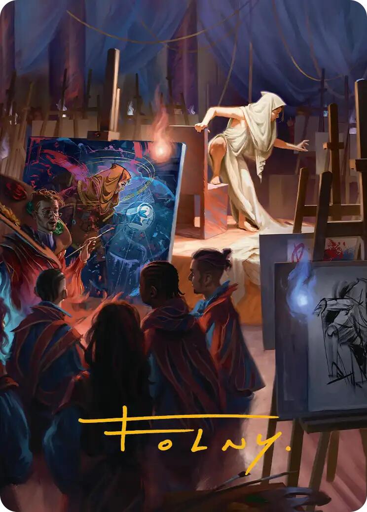 Archaeomancer Art Card (Gold-Stamped Signature) [Secrets of Strixhaven Art Series] | Chromatic Games