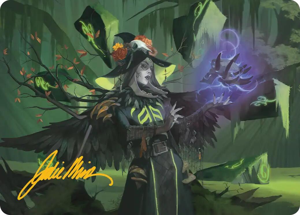 Emeritus of Woe Art Card (Gold-Stamped Signature) [Secrets of Strixhaven Art Series] | Chromatic Games