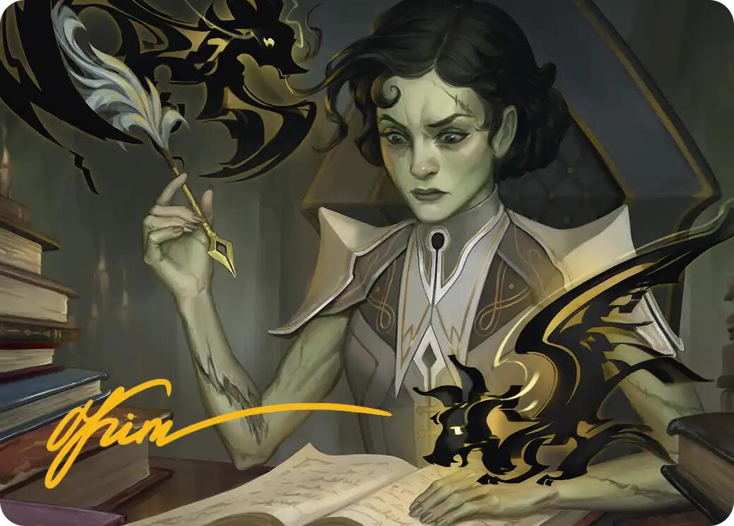 Eternal Student Art Card (Gold-Stamped Signature) [Secrets of Strixhaven Art Series] | Chromatic Games