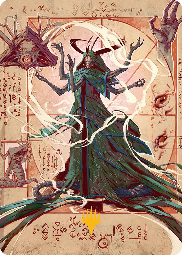Tragedy Feaster Art Card (Gold-Stamped Planeswalker Symbol) [Secrets of Strixhaven Art Series] | Chromatic Games