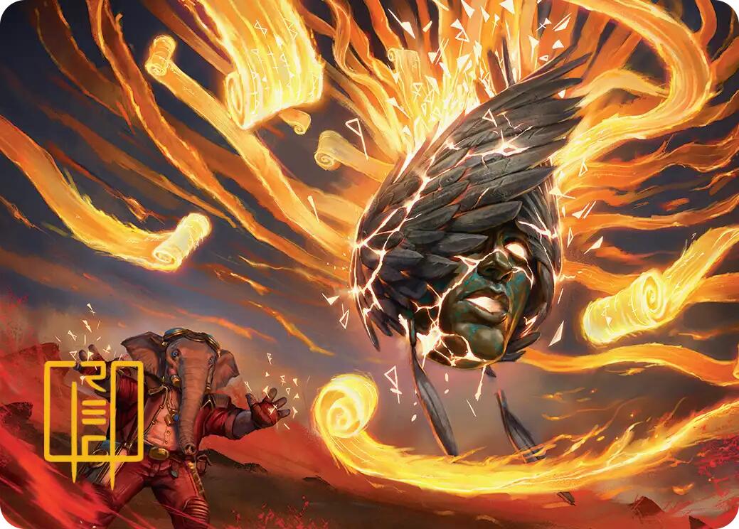 Flashback Art Card (Gold-Stamped Signature) [Secrets of Strixhaven Art Series] | Chromatic Games