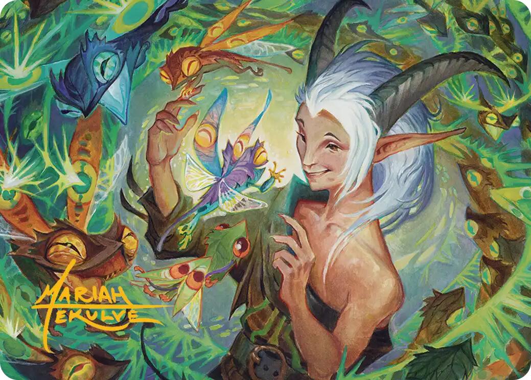 Lumaret's Favor Art Card (Gold-Stamped Signature) [Secrets of Strixhaven Art Series] | Chromatic Games