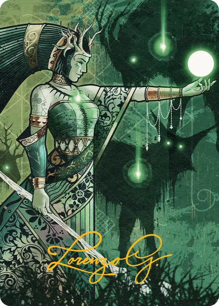 Shamanic Revelation Art Card (Gold-Stamped Signature) [Secrets of Strixhaven Art Series] | Chromatic Games