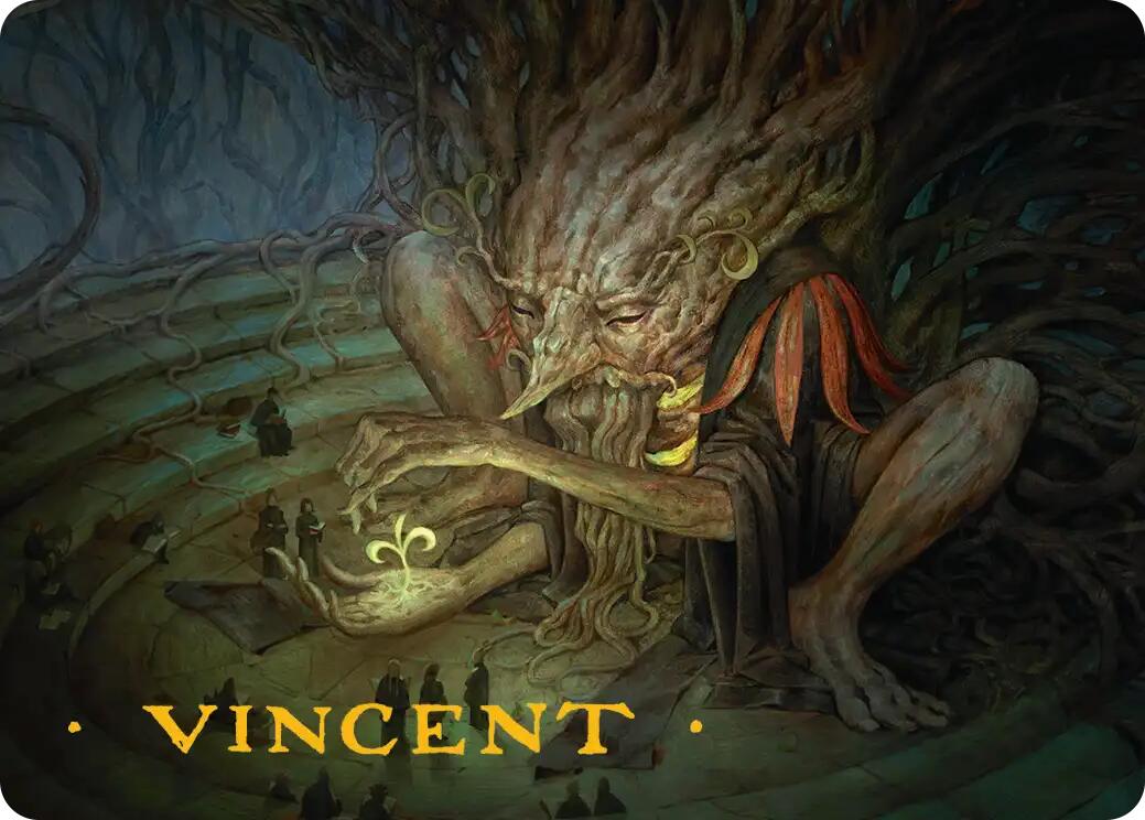 Old-Growth Educator Art Card (Gold-Stamped Signature) [Secrets of Strixhaven Art Series] | Chromatic Games