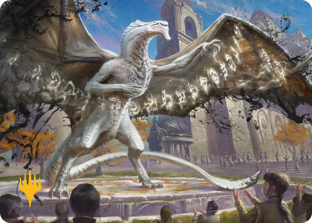 Silverquill, the Disputant Art Card (Gold-Stamped Planeswalker Symbol) [Secrets of Strixhaven Art Series] | Chromatic Games