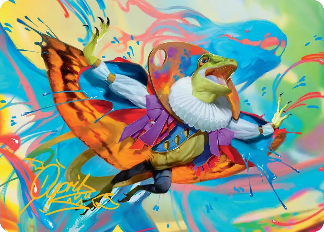 Inspired Skypainter Art Card (Gold-Stamped Signature) [Secrets of Strixhaven Art Series] | Chromatic Games