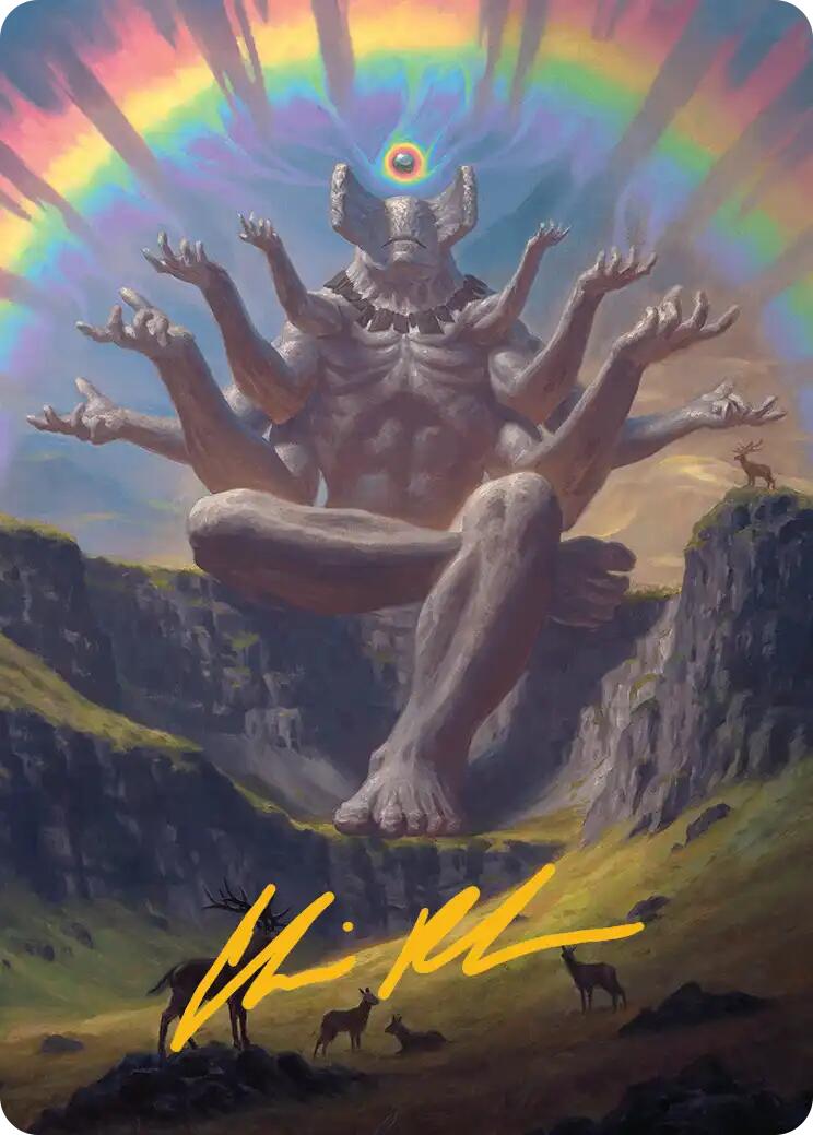 Transcendent Archaic Art Card (Gold-Stamped Signature) [Secrets of Strixhaven Art Series] | Chromatic Games