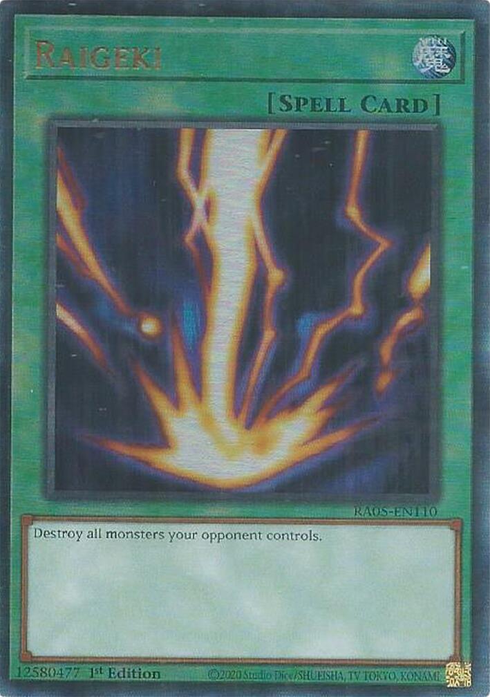 Raigeki (Ultimate Rare) [RA05-EN110] Ultimate Rare | Chromatic Games