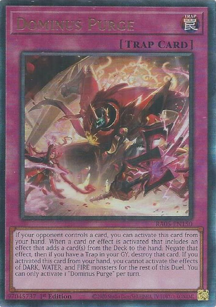 Dominus Purge (Ultimate Rare) [RA05-EN150] Ultimate Rare | Chromatic Games