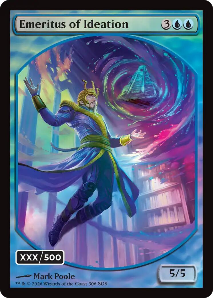Emeritus of Ideation (Serial Numbered) [Secrets of Strixhaven] | Chromatic Games