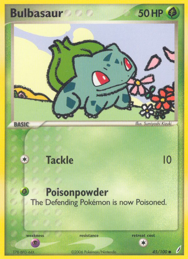 Bulbasaur (45/100) [EX: Crystal Guardians] | Chromatic Games