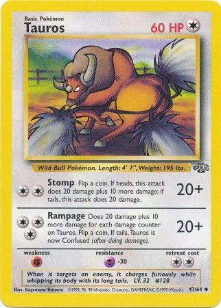 Tauros (47/64) [Jungle Unlimited] | Chromatic Games