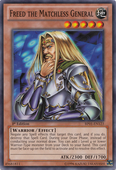 Freed the Matchless General [BP01-EN123] Common | Chromatic Games