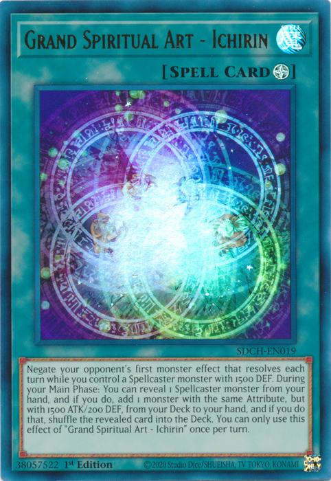Grand Spiritual Art - Ichirin [SDCH-EN019] Ultra Rare | Chromatic Games