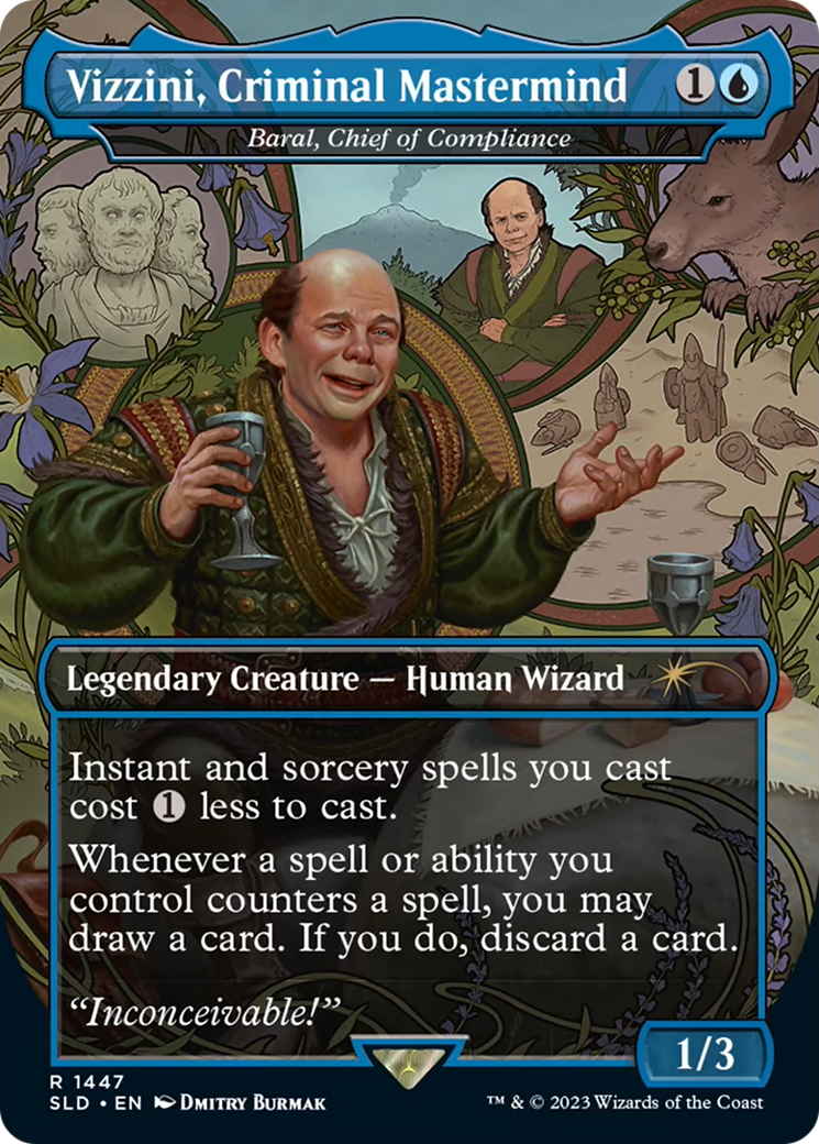 Vizzini, Criminal Mastermind - Baral, Chief of Compliance [Secret Lair Drop Series] | Chromatic Games