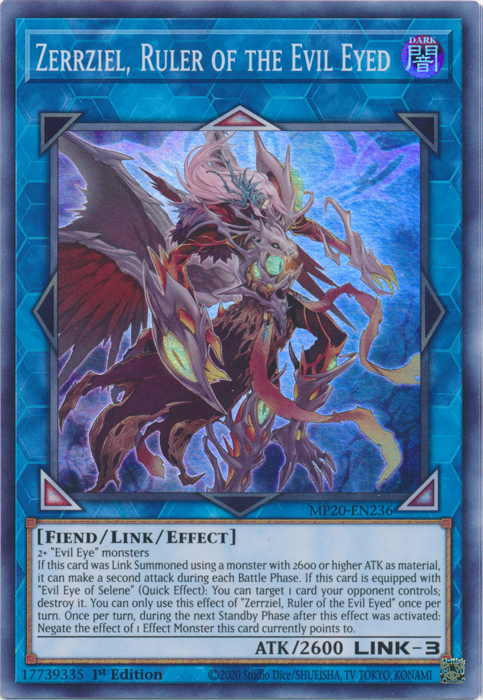 Zerrziel, Ruler of the Evil Eyed [MP20-EN236] Super Rare | Chromatic Games