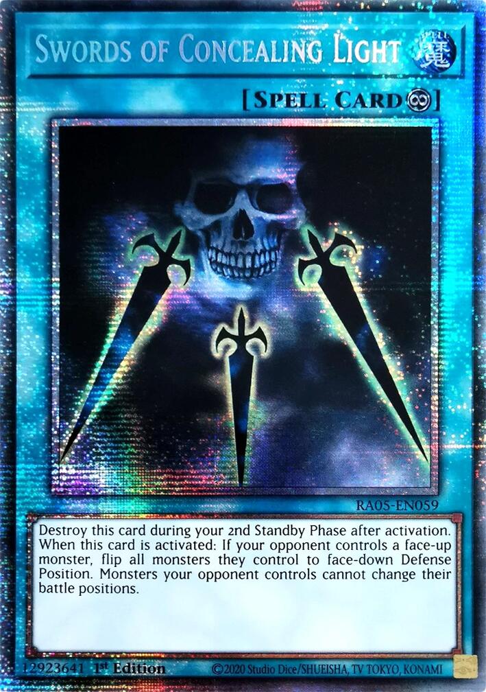 Swords of Concealing Light (Starlight Rare) [RA05-EN059] Starlight Rare | Chromatic Games