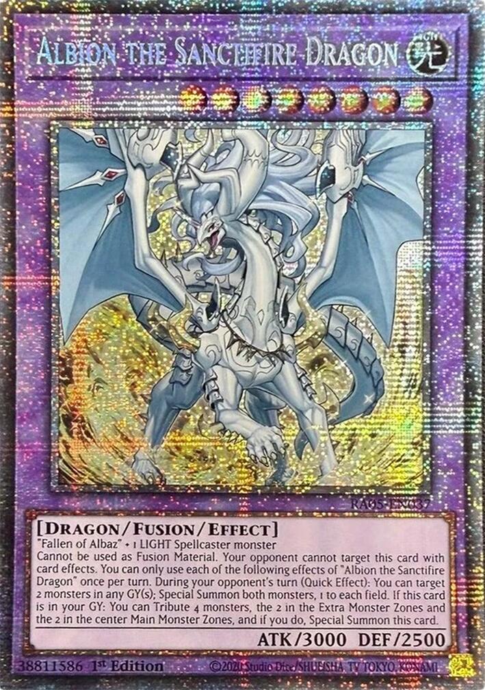 Albion the Sanctifire (Starlight Rare) [RA05-EN037] Starlight Rare | Chromatic Games