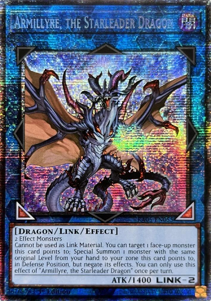 Armillyre, the Starleader Dragon (Starlight Rare) [RA05-EN055] Starlight Rare | Chromatic Games