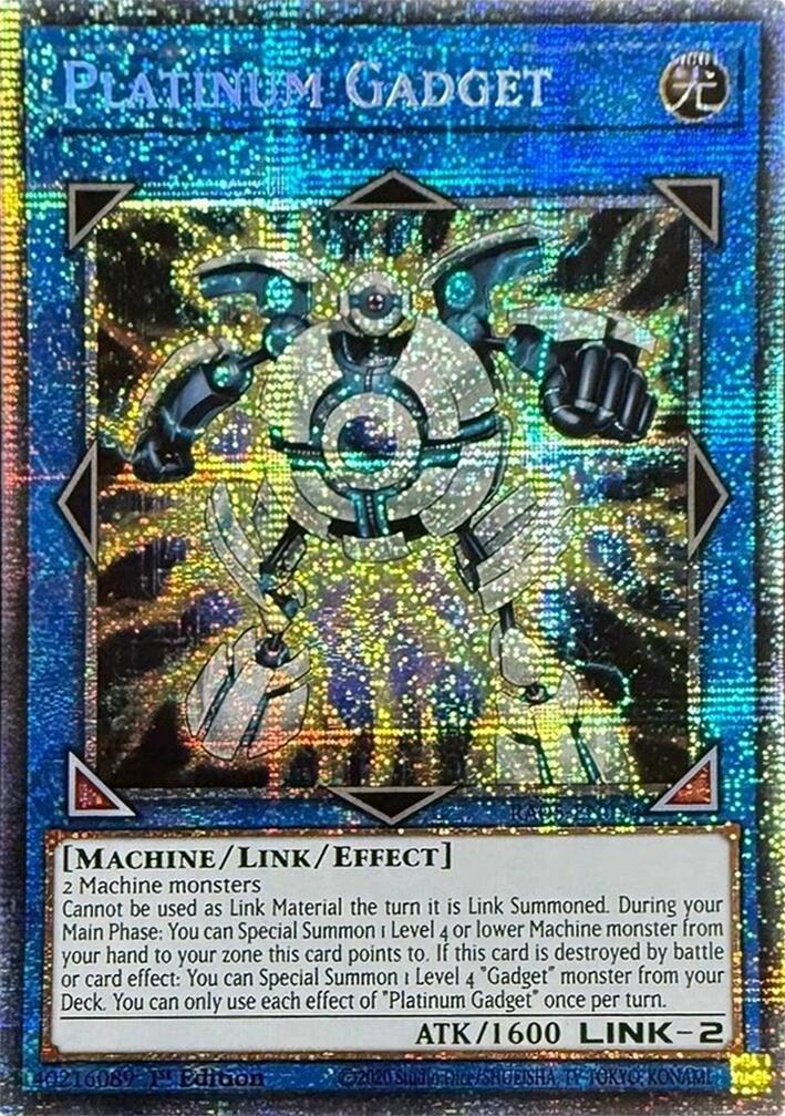 Platinum Gadget (Starlight Rare) [RA05-EN054] Starlight Rare | Chromatic Games