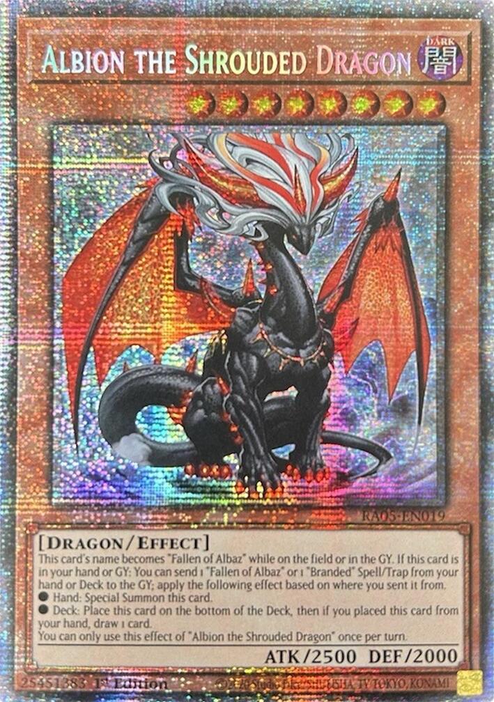 Albion the Shrouded Dragon (Starlight Rare) [RA05-EN019] Starlight Rare | Chromatic Games