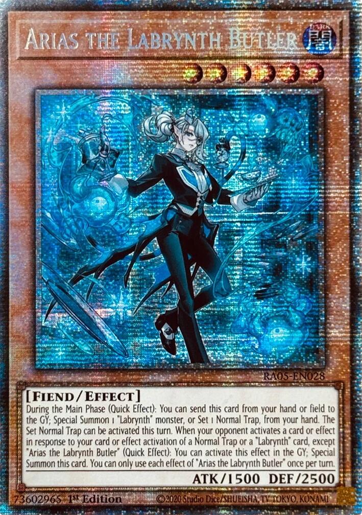 Arias the Labrynth Butler (Starlight Rare) [RA05-EN028] Starlight Rare | Chromatic Games