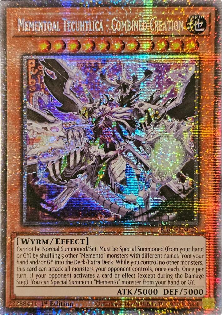 Mementoal Tecuhtlica - Combined Creation (Starlight Rare) [RA05-EN029] Starlight Rare | Chromatic Games