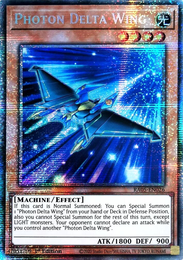 Photon Delta Wing (Starlight Rare) [RA05-EN026] Starlight Rare | Chromatic Games