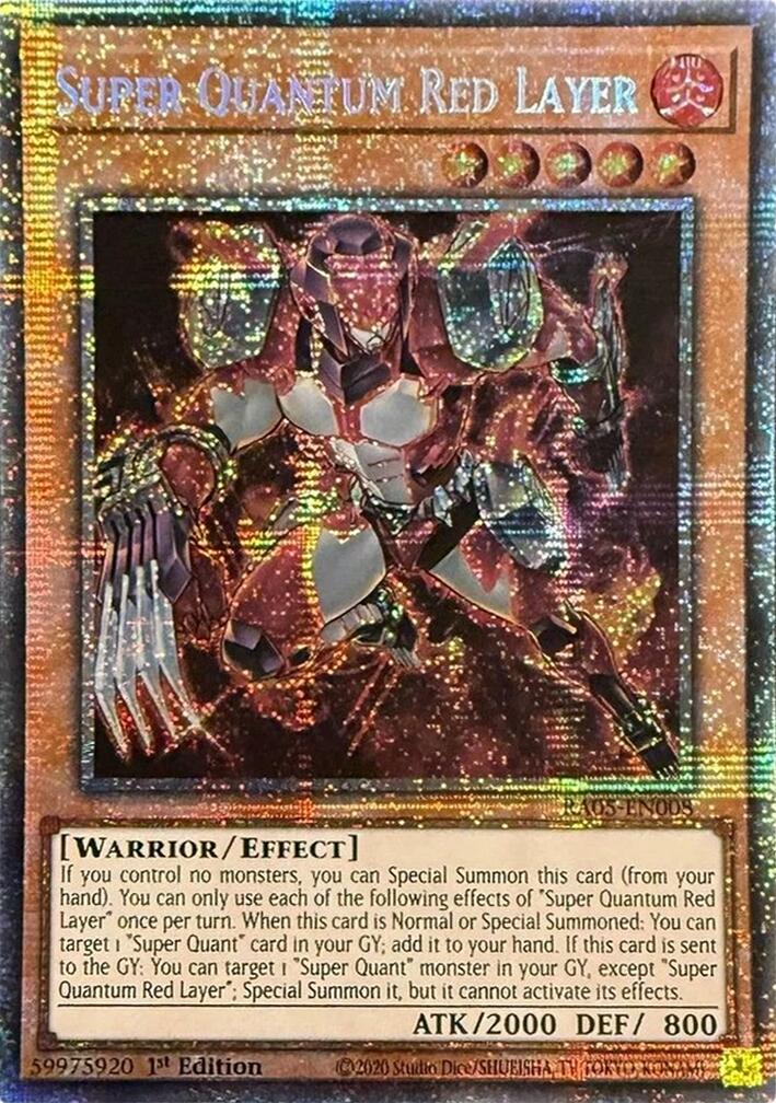 Super Quantum Red Layer (Starlight Rare) [RA05-EN008] Starlight Rare | Chromatic Games