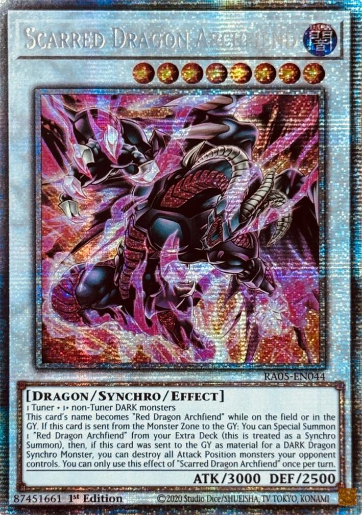 Scarred Dragon Archfiend (Starlight Rare) [RA05-EN044] Starlight Rare | Chromatic Games