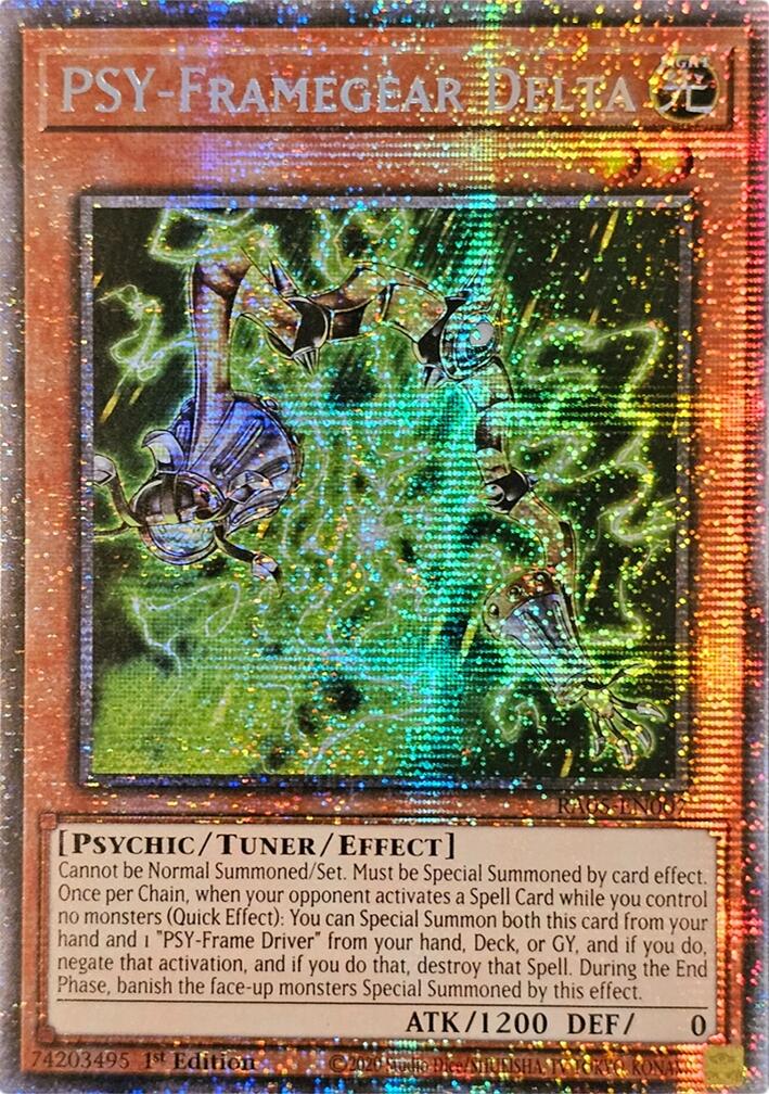 PSY-Framegear Delta (Starlight Rare) [RA05-EN007] Starlight Rare | Chromatic Games