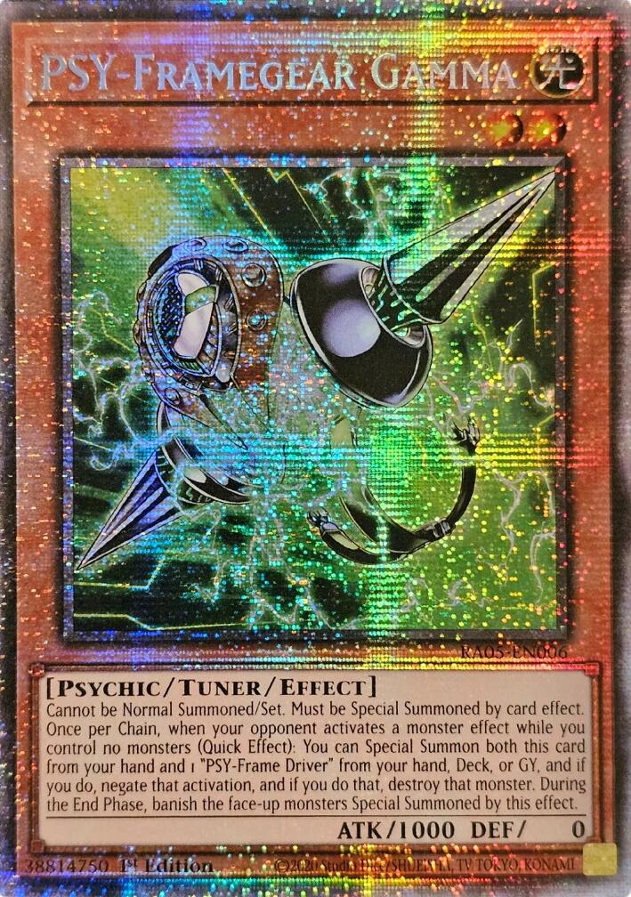 PSY-Framegear Gamma (Starlight Rare) [RA05-EN006] Starlight Rare | Chromatic Games